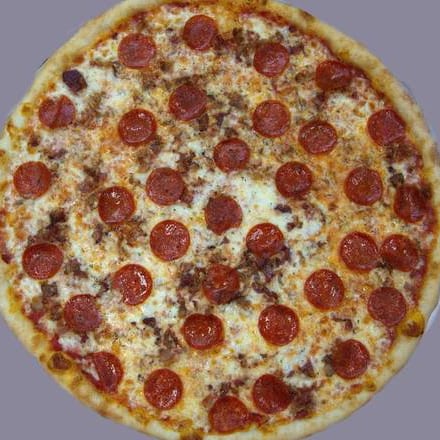 Bacon Pepperoni Pizza.