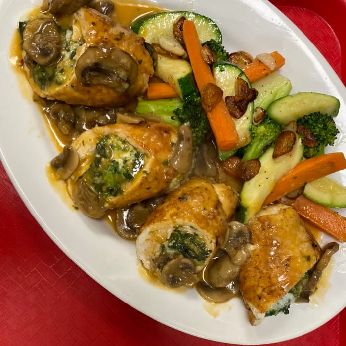 Chicken Rollatini.