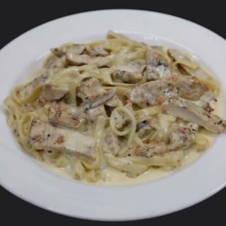Fettuccine Alfredo with Grilled or Breaded Chicken