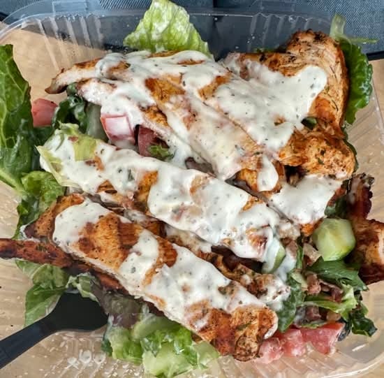 Chicken Bacon and Ranch Salad.