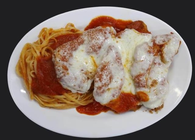 Chicken Parmigiana.